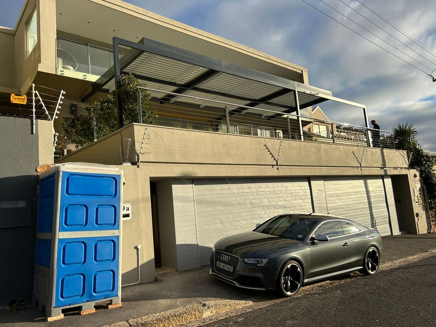 Charcoal Louvre Roof, Sea Point — view 1.