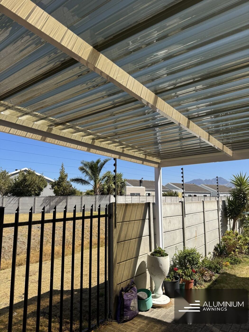 Aluminium Extruded Pergola, Gordon's Bay, Helderberg — view 4